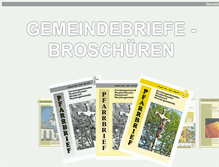 Tablet Screenshot of gemeindebrief.wtp24.de